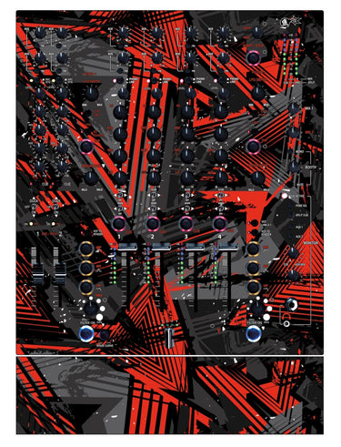 Allen and Heath XONE 92 Skin Ridge Red